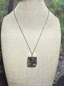 Orgonic POWER BAND-IT Rainbow Stainless Chain Hand Crafted Reversible Orgonic Window Magnetic Crystal Coils