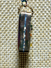Load image into Gallery viewer, Orgonic POWER BAND-IT Rainbow Stainless Chain Hand Crafted Reversible Orgonic Window Magnetic Crystal Coils