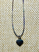 Load image into Gallery viewer, Orgonic POWER BAND-IT Rainbow Stainless Chain Hand Crafted Reversible Orgonic Heart Magnetic Crystal Coils