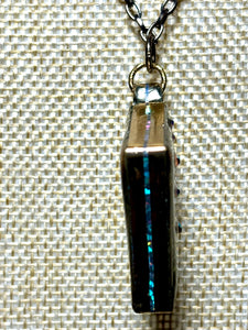 Orgonic POWER BAND-IT Bronze Chain Hand Crafted Reversible Orgonic Infinity Diamond Magnetic Crystal Coils