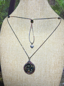 Orgonic POWER BAND-IT Rainbow Stainless Chain Hand Crafted Reversible Orgonic Sphere Magnetic Crystal Coils