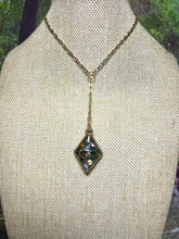 Load image into Gallery viewer, Orgonic POWER BAND-IT Gold Tone Chain Hand Crafted Reversible Orgonic Infinity Diamond Crystal Coils