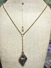 Load image into Gallery viewer, Orgonic POWER BAND-IT Gold Tone Chain Hand Crafted Reversible Orgonic Infinity Diamond Crystal Coils