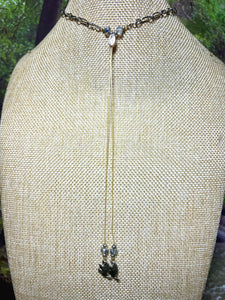 Orgonic POWER BAND-IT Silver Tone Chain Hand Crafted Reversible Dragon Bell