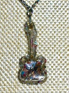 Orgonic POWER BAND-IT Rainbow Stainless Chain Hand Crafted Reversible LOVE Guitar