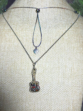 Load image into Gallery viewer, Orgonic POWER BAND-IT Rainbow Stainless Chain Hand Crafted Reversible LOVE Guitar