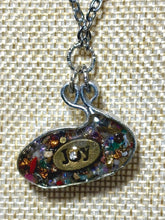Load image into Gallery viewer, Orgonic POWER BAND-IT Silver Tone Chain Hand Crafted Reversible California Joy Whale