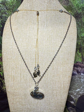 Load image into Gallery viewer, Orgonic POWER BAND-IT Silver Tone Chain Hand Crafted Reversible California Joy Whale