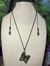 Load image into Gallery viewer, Orgonic POWER BAND-IT Bronze Chain Hand Crafted Reversible Ornate Butterfly