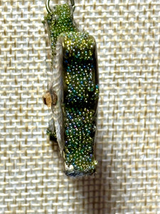 Orgonic POWER BAND-IT Bronze Chain Hand Crafted Reversible Ornate Butterfly