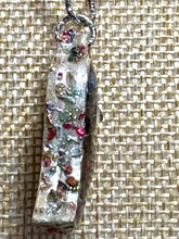 Load image into Gallery viewer, Orgonic POWER BAND-IT Silver Tone Chain Hand Crafted Reversible LOVE Leaf