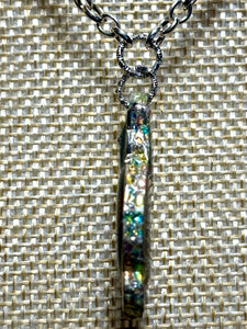 Orgonic POWER BAND-IT Silver Tone Chain Hand Crafted Reversible Cat