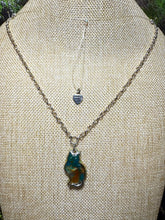 Load image into Gallery viewer, Orgonic POWER BAND-IT Silver Tone Chain Hand Crafted Reversible Cat