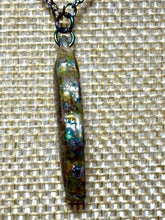Load image into Gallery viewer, Orgonic POWER BAND-IT Silver Tone Chain Hand Crafted Reversible Leaf