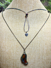 Load image into Gallery viewer, Orgonic POWER BAND-IT Silver Tone Chain Hand Crafted Reversible Leaf