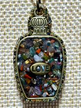 Load image into Gallery viewer, Orgonic POWER BAND-IT Bronze Chain Hand Crafted Reversible LOVE Potion