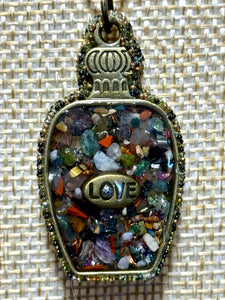 Orgonic POWER BAND-IT Bronze Chain Hand Crafted Reversible LOVE Potion