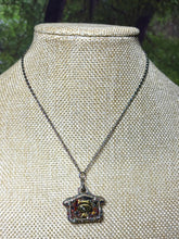 Load image into Gallery viewer, Orgonic POWER BAND-IT Rainbow Stainless Chain Hand Crafted Orgonic Reversible LOVE Hut
