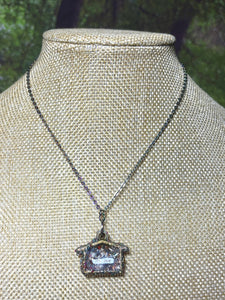 Orgonic POWER BAND-IT Rainbow Stainless Chain Hand Crafted Orgonic Reversible LOVE Hut
