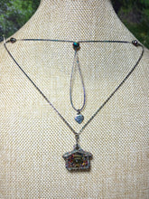 Load image into Gallery viewer, Orgonic POWER BAND-IT Rainbow Stainless Chain Hand Crafted Orgonic Reversible LOVE Hut