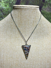 Load image into Gallery viewer, Orgonic POWER BAND-IT Rainbow Stainless Chain Hand Crafted Reversible Point