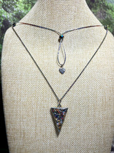 Load image into Gallery viewer, Orgonic POWER BAND-IT Rainbow Stainless Chain Hand Crafted Reversible Point