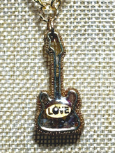 Load image into Gallery viewer, Orgonic POWER BAND-IT Gold Tone Chain Hand Crafted Reversible LOVE Guitar