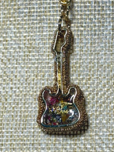 Load image into Gallery viewer, Orgonic POWER BAND-IT Gold Tone Chain Hand Crafted Reversible LOVE Guitar