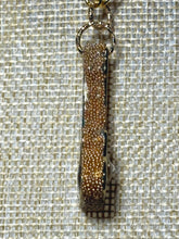 Load image into Gallery viewer, Orgonic POWER BAND-IT Gold Tone Chain Hand Crafted Reversible LOVE Guitar