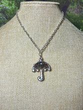 Load image into Gallery viewer, Orgonic POWER BAND-IT Silver Tone Chain Hand Crafted Reversible Orgonic LOVE Umbrella