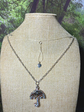 Load image into Gallery viewer, Orgonic POWER BAND-IT Silver Tone Chain Hand Crafted Reversible Orgonic LOVE Umbrella