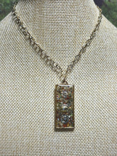 Load image into Gallery viewer, Orgonic POWER BAND-IT Gold Tone Chain Hand Crafted Reversible Orgonic Ornate LOVE Doorway
