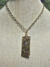 Load image into Gallery viewer, Orgonic POWER BAND-IT Gold Tone Chain Hand Crafted Reversible Orgonic Ornate LOVE Doorway
