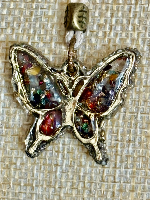 Orgonic POWER BAND-IT Tan Corded Hand Crafted Reversible Butterfly