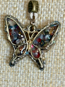 Orgonic POWER BAND-IT Tan Corded Hand Crafted Reversible Butterfly