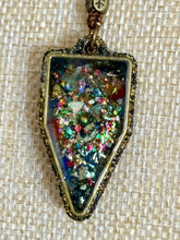 Load image into Gallery viewer, Orgonic POWER BAND-IT Brown Corded Hand Crafted Reversible Shield Magnetic Crystal Coils