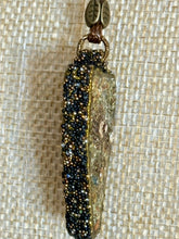 Load image into Gallery viewer, Orgonic POWER BAND-IT Brown Corded Hand Crafted Reversible Shield Magnetic Crystal Coils