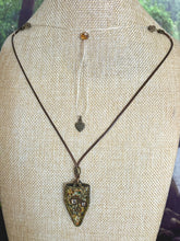 Load image into Gallery viewer, Orgonic POWER BAND-IT Brown Corded Hand Crafted Reversible Shield Magnetic Crystal Coils