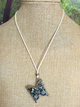 Load image into Gallery viewer, Orgonic POWER BAND-IT White Corded Hand Crafted Reversible Ornate Butterfly