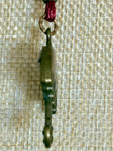 Load image into Gallery viewer, Orgonic POWER BAND-IT Burgundy Corded Hand Crafted Reversible Umbrella Magnetic Crystal Coils