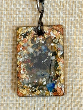 Load image into Gallery viewer, Orgonic POWER BAND-IT Black Corded Hand Crafted Reversible Frame Magnetic Crystal Coils