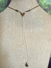 Load image into Gallery viewer, Orgonic POWER BAND-IT Brown Corded Hand Crafted Reversible Diamond Magnetic Crystal Coils