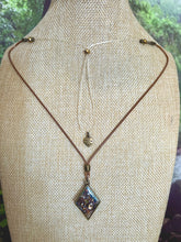 Load image into Gallery viewer, Orgonic POWER BAND-IT Brown Corded Hand Crafted Reversible Diamond Magnetic Crystal Coils