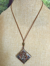 Load image into Gallery viewer, Orgonic POWER BAND-IT Brown Corded Hand Crafted Reversible Ornate Diamond