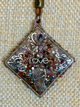 Load image into Gallery viewer, Orgonic POWER BAND-IT Brown Corded Hand Crafted Reversible Ornate Diamond