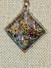 Load image into Gallery viewer, Orgonic POWER BAND-IT Brown Corded Hand Crafted Reversible Ornate Diamond