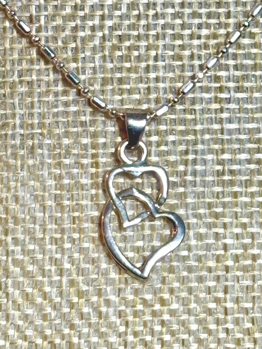 BAND-IT .925 Silver and Attached Hearts
