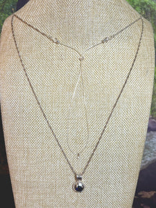 BAND-IT .925 Silver and White Gold Filled Sapphire Gem