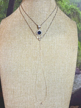 Load image into Gallery viewer, BAND-IT .925 Silver and White Gold Filled Sapphire Gem