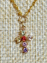 Load image into Gallery viewer, BAND-IT Gold Filled Chain Crystal Cross